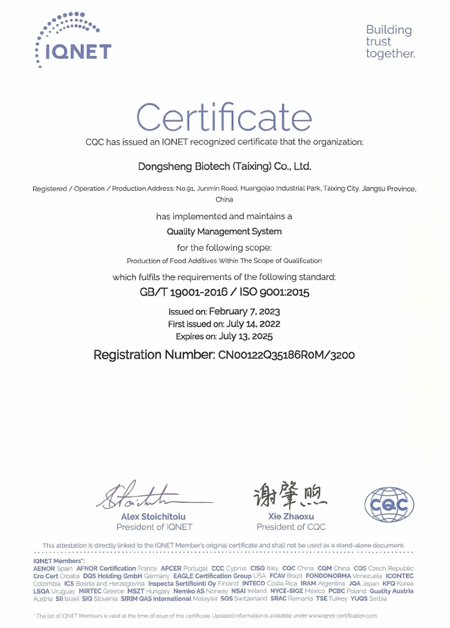 ISO9001 IQNET